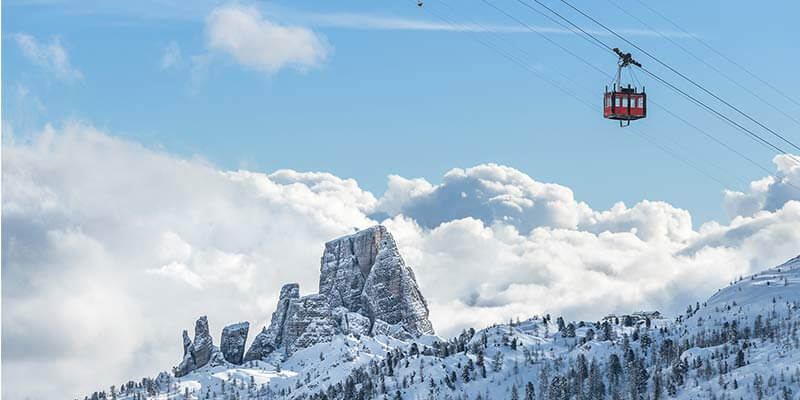 Paradiso sciistico Cortina d‘Ampezzo